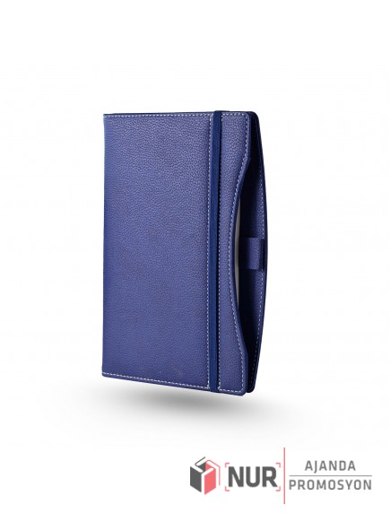Kalem Tutacaklı Lastikli Termo Deri 13x21 cm Promosyon Tarihsiz Defter